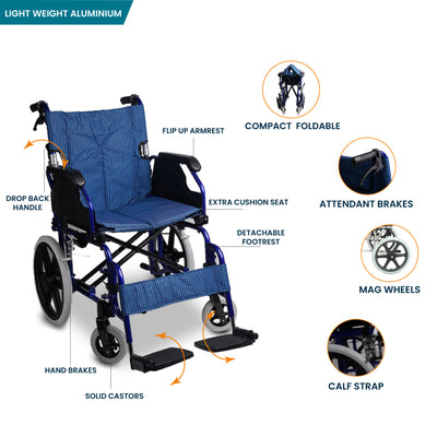 ARREX OMEGA - PREMIUM ALUMINIUM WHEELCHAIR