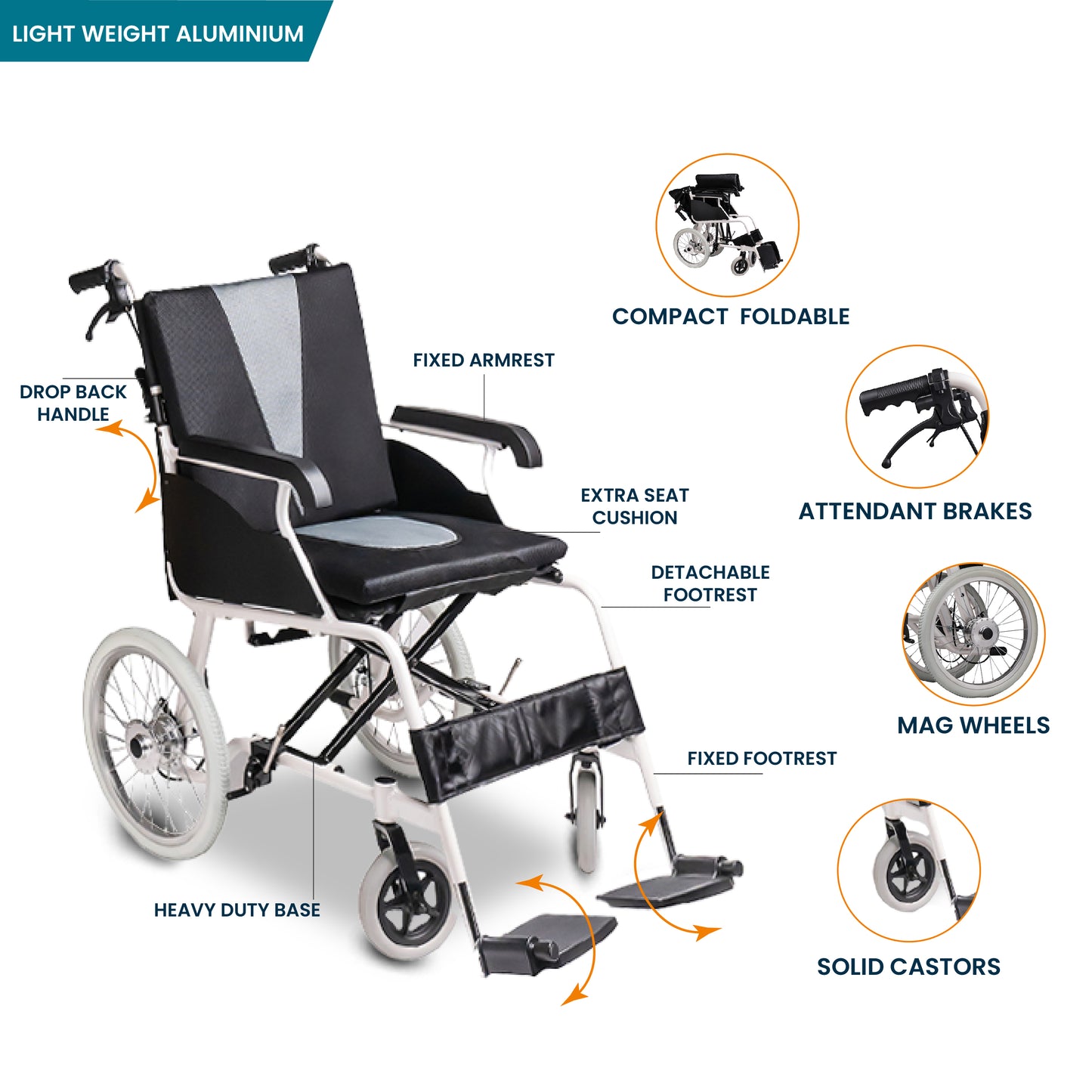 ARREX FABER - PREMIUM ALUMINIUM WHEELCHAIR