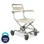 ARREX LA30 BATH BENCH WITH WHEELS - PEDAL BRAKES, FOOTREST, FLIP ARMREST FOR MOBILITY AND COMFORT