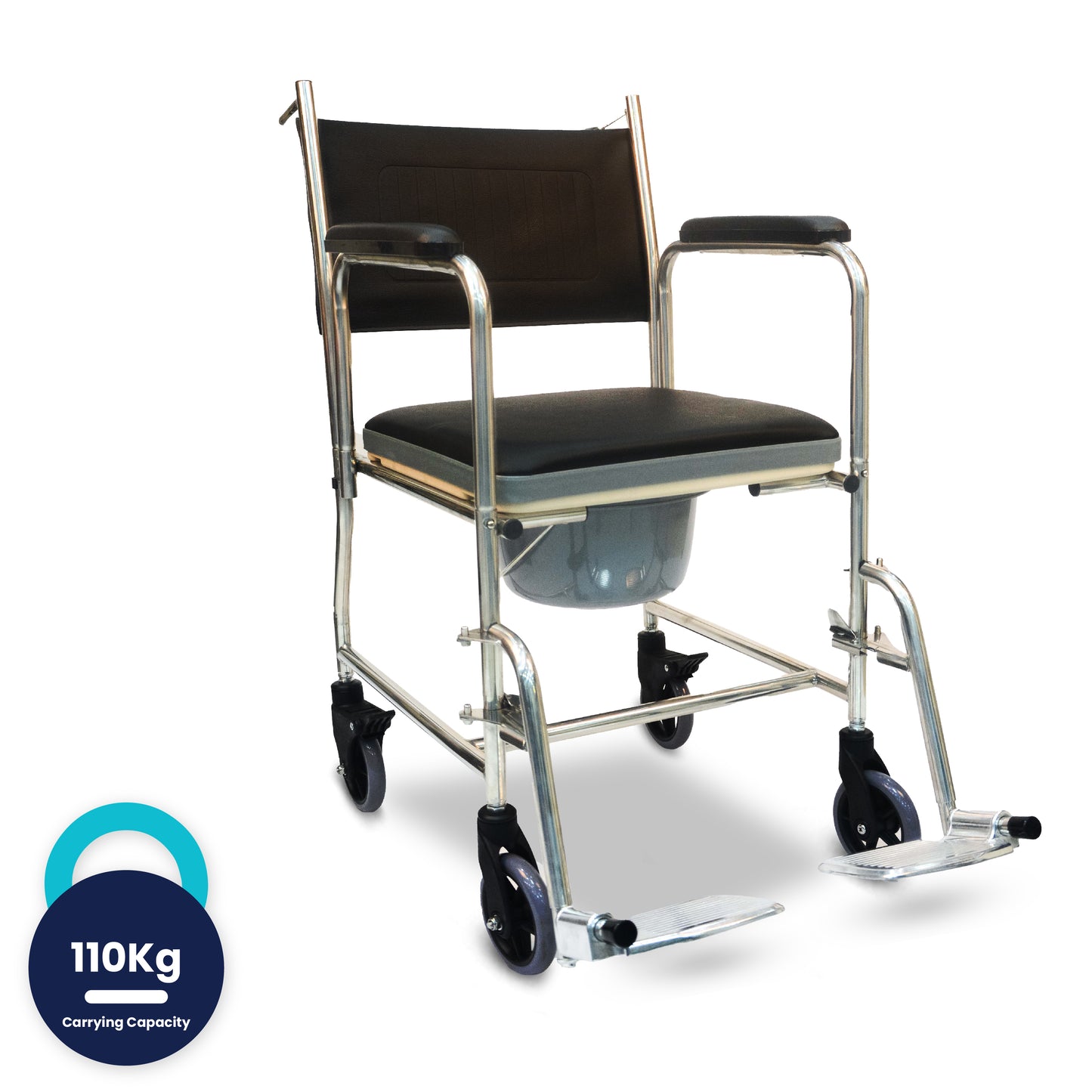 ARREX EDDA COMMODE WHEELCHAIR WITH POT ATTACHMENT