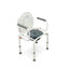 ARREX VP10 COMMODE CHAIR: HEIGHT ADJUSTABLE, ATTACHED POT, 110KG CAPACITY, ADAPTABLE, DEPENDABLE