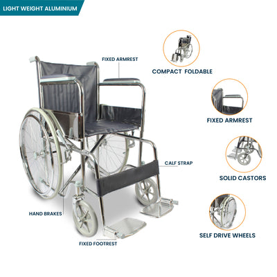 ARREX TOMMY SUPER - ALUMINIUM WHEELCHAIR