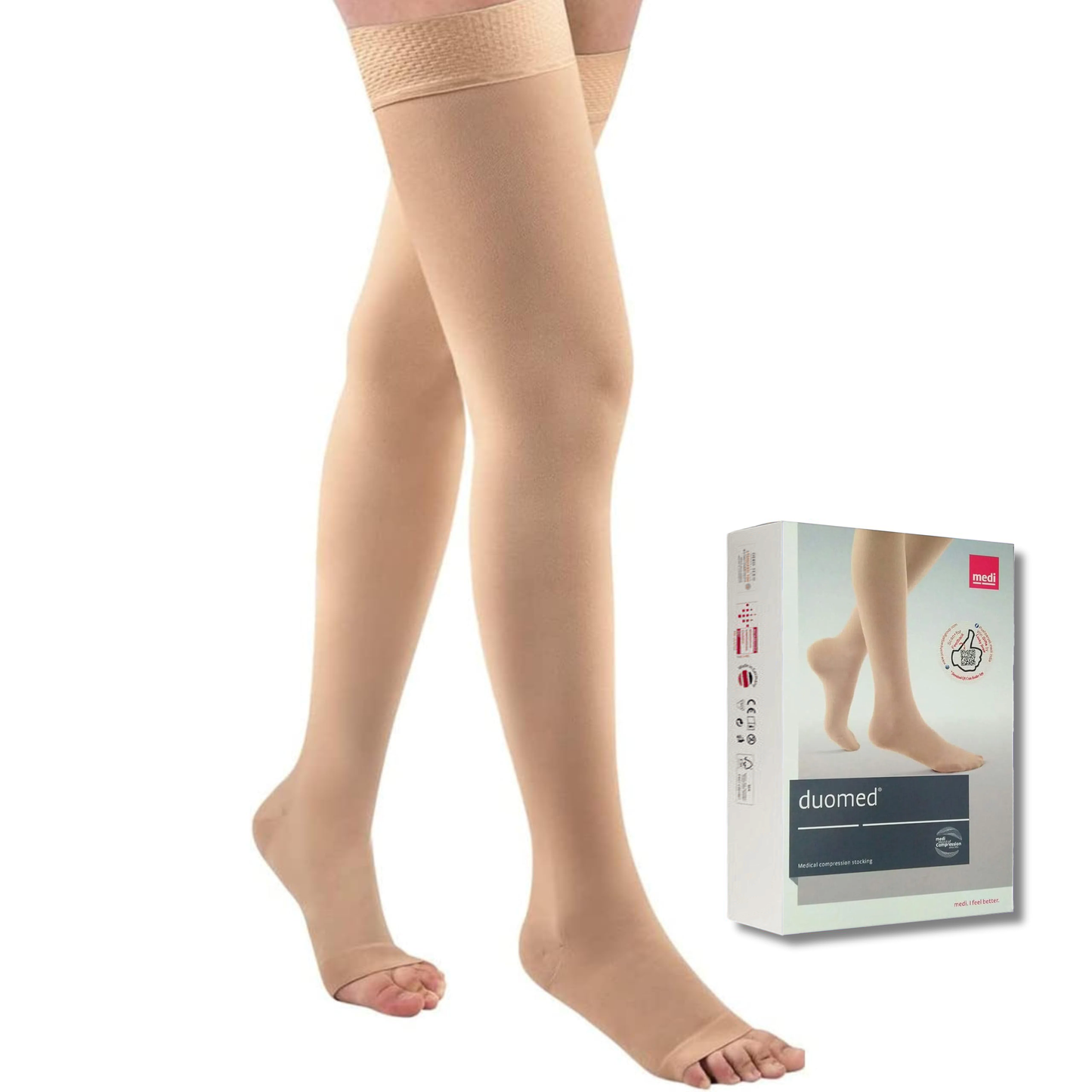 DUOMED MEDICAL COMPRESSION STOCKING (THIGH LENGTH)