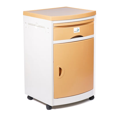 ARREX NOAH BL BEDSIDE LOCKER - COMES WITH ROTATING WHEELS, HANG NAPKIN