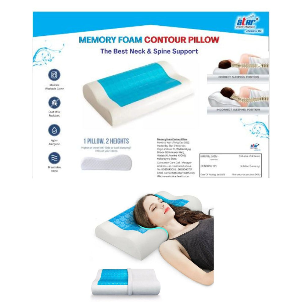 STAR Cervical Memory Foam Queen