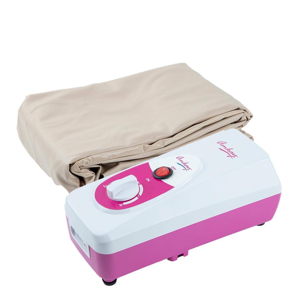 AMKAY Air Bed Anti-Bedsore Air Mattress with Compressor (Air Pump - White) is a Soft air Matress Designed for Patients. Plastic, Single