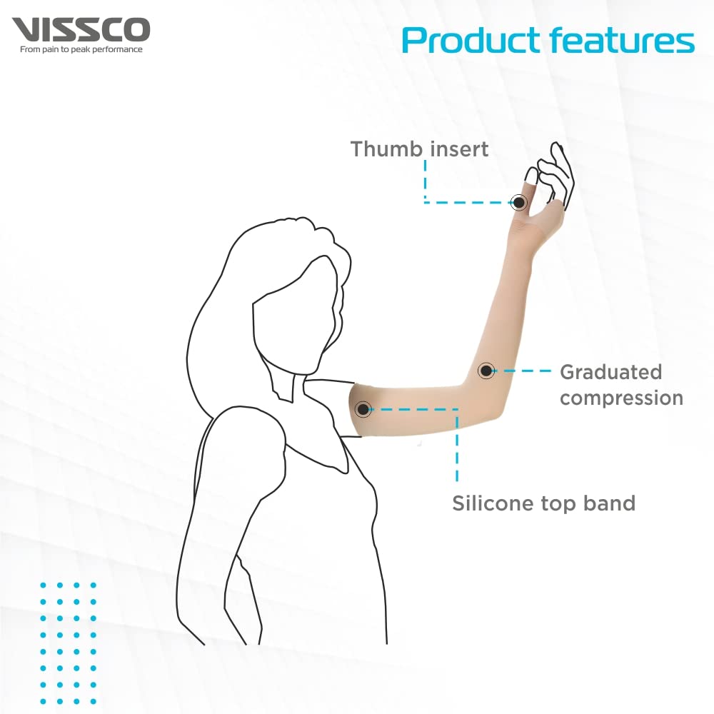 VISSCO LYMPHOEDEMA ARM SLEEVE - P.C.NO. 5801