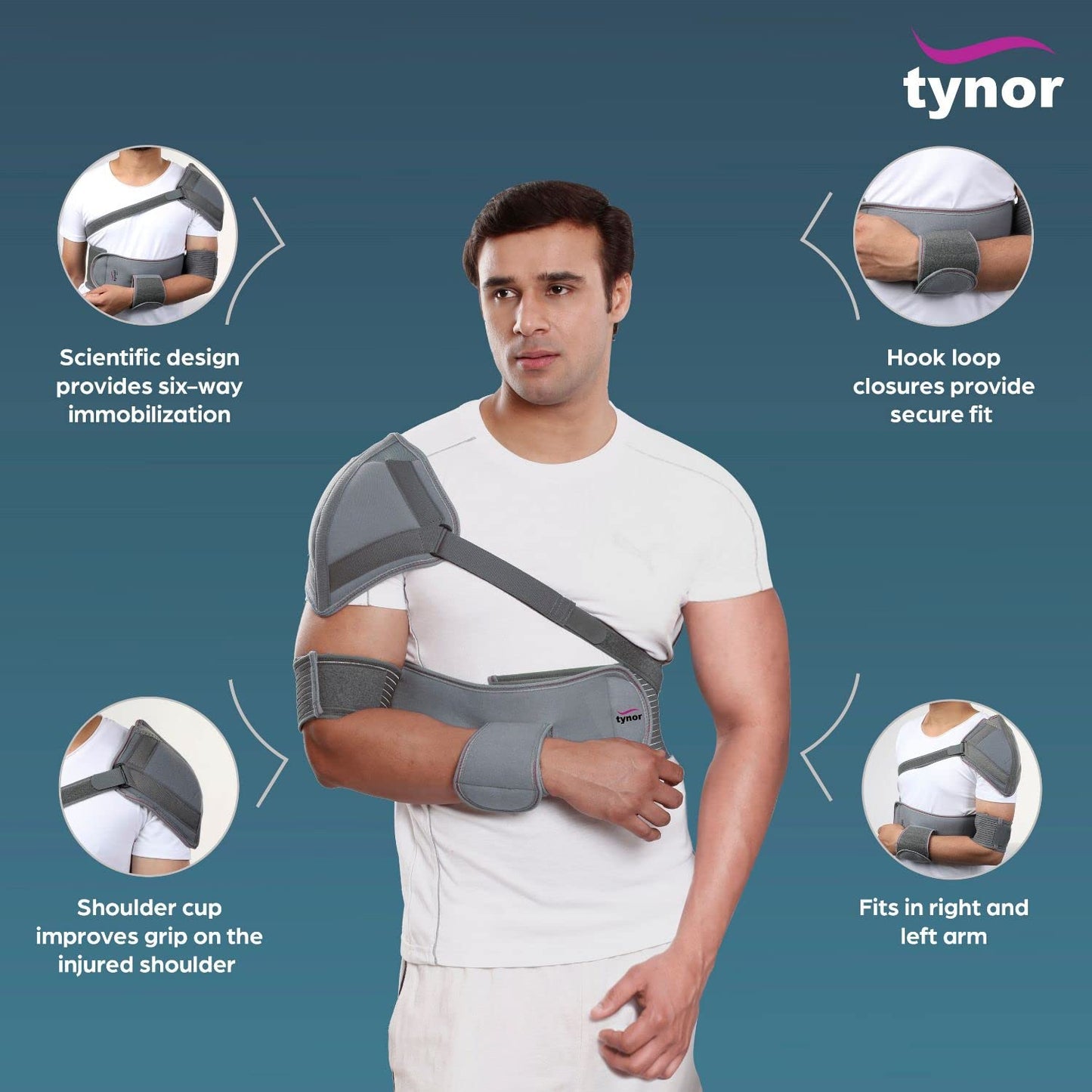 TYNOR C-03 Elastic Shoulder Immobiliser