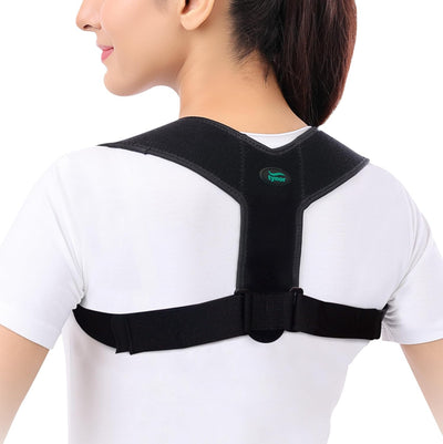 TYNOR A-38 Posture corrector Sleek, for men & women | Adjustable Back Support for Improving Posture & Relieving Back Pain And Shoulder Support Belt