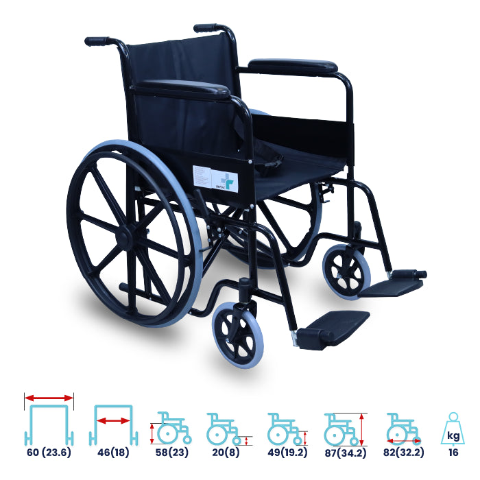 ARREX BOXER PRO - BASIC STEEL WHEELCHAIR