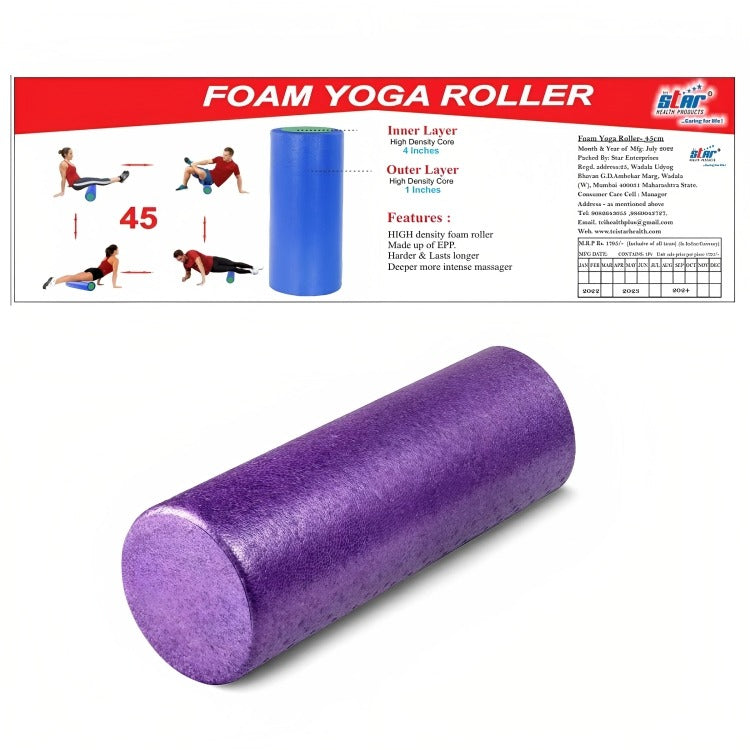 STAR Foam Yoga Roller (Assorted)