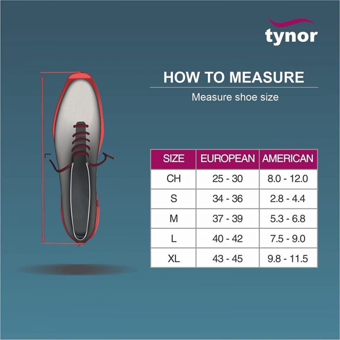 TYNOR D-43 FOOT DROP SPLINT WITH LINER