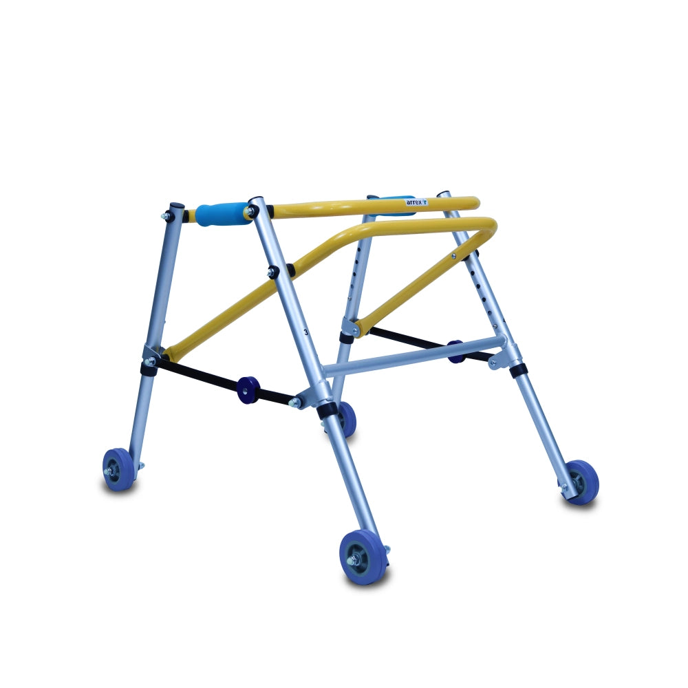 ARREX MC40 FOLDING CHILD WALKER - WITH RUBBER TIRES FOR SMOOTH MOBILITY