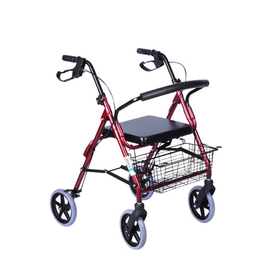 ARREX MR10 ROLLATOR - BRAKES WITH LOCK, MAG WHEELS, BACK SUPPORT, CUSHION SEAT