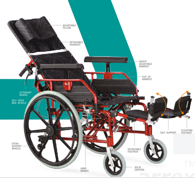 ARREX PEARCE - RECLINNING WHEELCHAIR