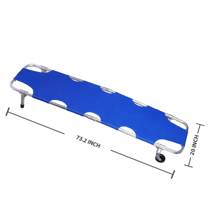 ARREX STR 40 STRETCHER: DURABLE ALUMINUM ALLOY, 160KG CAPACITY, SIDE WHEEL FOR EASY TRANSPORT, FOLDABLE FOR CONVENIENCE