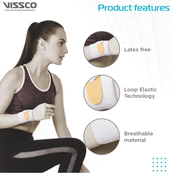 VISSCO Wrist Support Binder With Double Lock – PC. No.0603