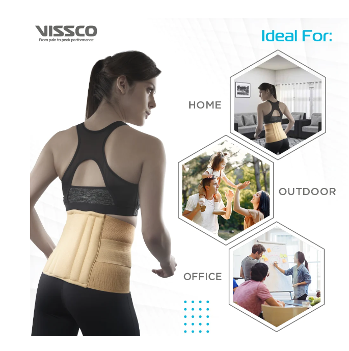 VISSCO P.C.NO. 0111 SACRA LUMBAR BELT 10"