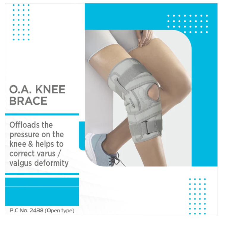 VISSCO OA KNEE BRACE - OPEN TYPE - P.C.NO. 2438