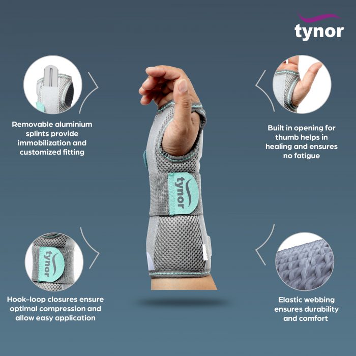 TYNOR E-03 WRIST AND FOREARM SPLINT