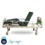 ARREX UNO PRO MANUAL HOSPITAL BED - Adjustable Levers, Pedal Brakes, Rolling Wheels