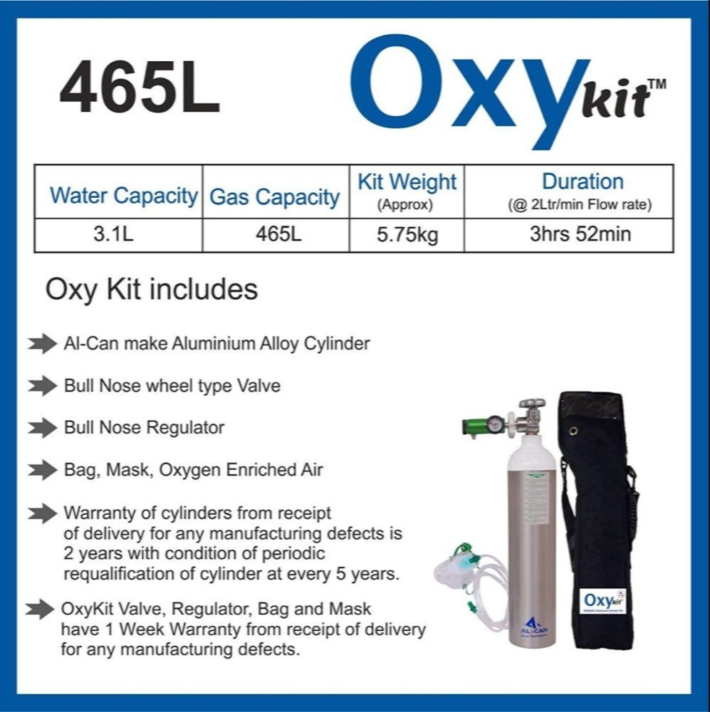 OXY AIR ALU OXYGEN CYLINDER