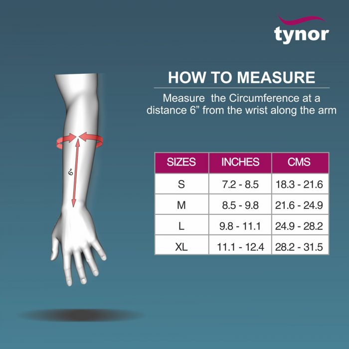 TYNOR E-01 ELASTIC WRIST SPLINT