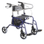 ARREX MR40 ROLLATOR - FOLDING CLOTH SEAT, CAR BASKET, MAG WHEELS, ADJUSTABLE HEIGHT, BRAKES WITH LOCK